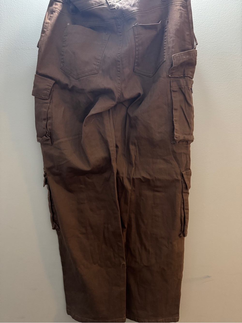 Woman’s Brown Cargo Pants with Utility Pockets